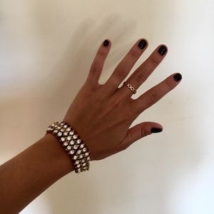 Diamante wrap bracelet